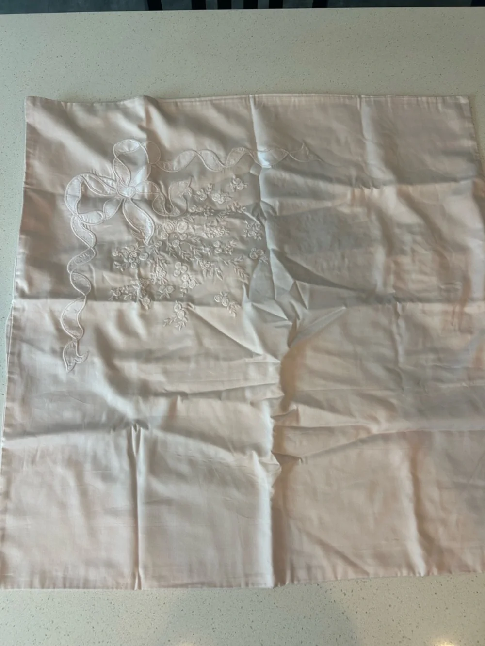 Pottery Barn LoveShackFancy Rococo Bow Duvet Pillow Sham EURO 1